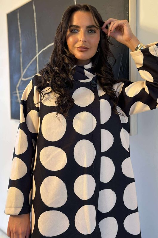 Cori Longline Jacket Spot